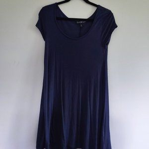 Macy's slim blue dress